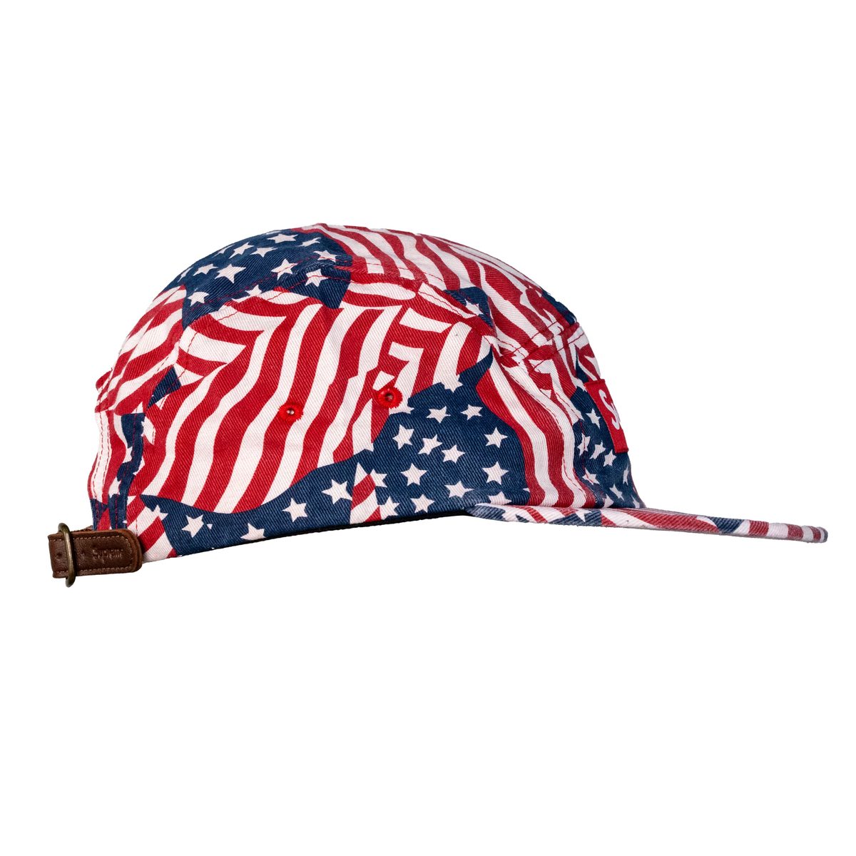 Supreme Washed Chino Twill Cap Flags