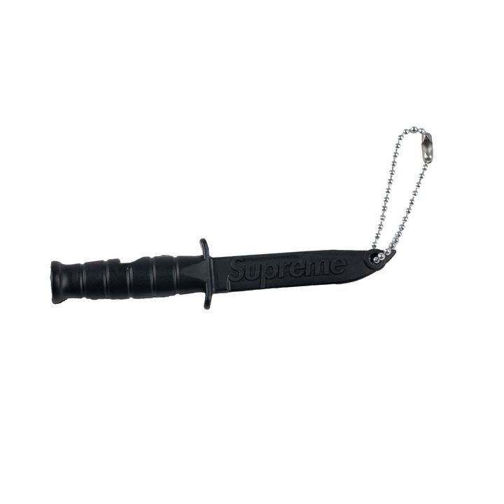 Supreme Ka-Bar Emergency Whistle Keychain Black