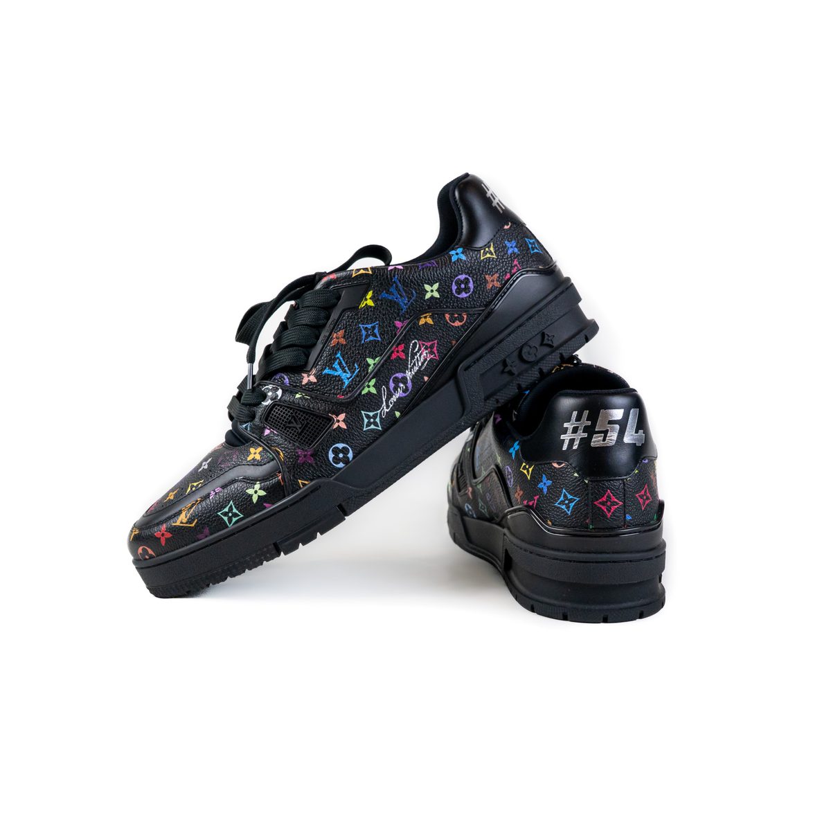 Louis Vuitton LV Trainer Takashi Murakami Black