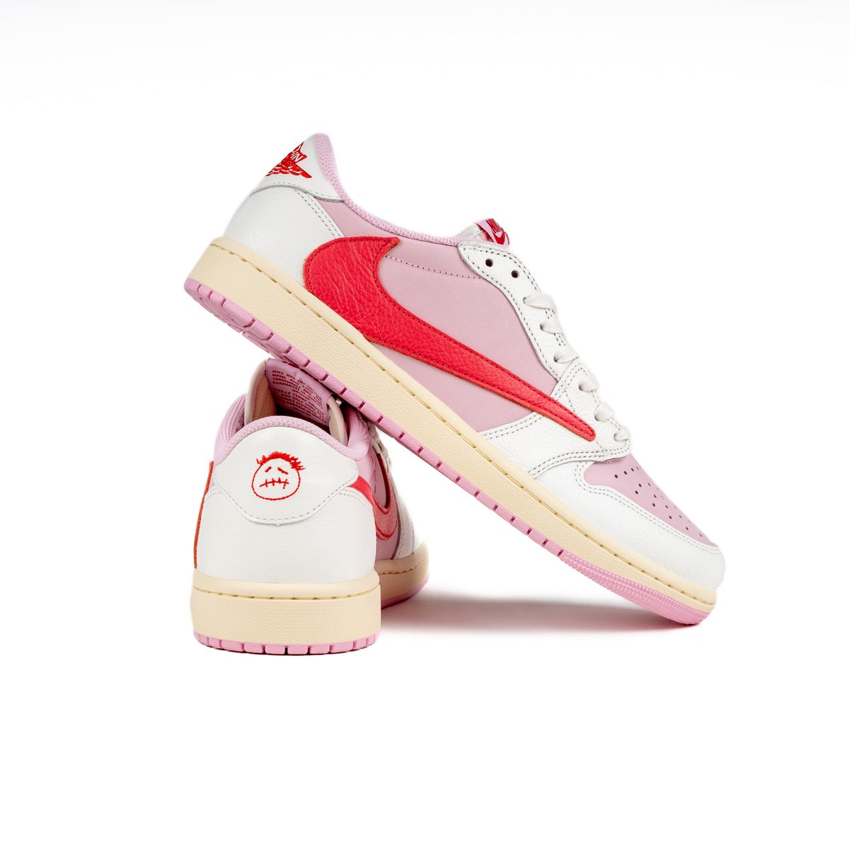Air Jordan 1 Retro Low OG SP Travis Scott Sail Tropical Pink