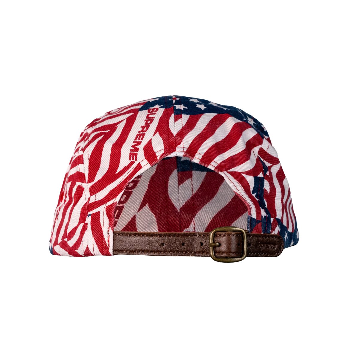 Supreme Washed Chino Twill Cap Flags
