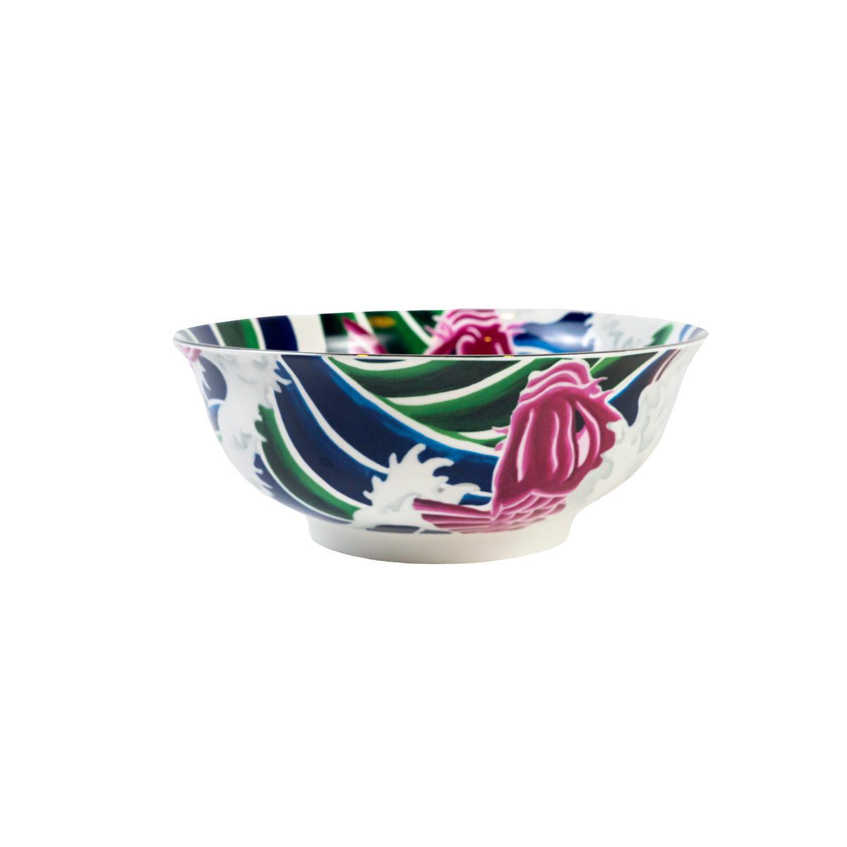 Supreme Waves Ceramic Bowl Multicolor