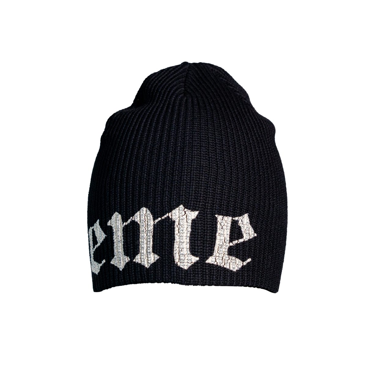 Supreme Old English Printed Beanie Black