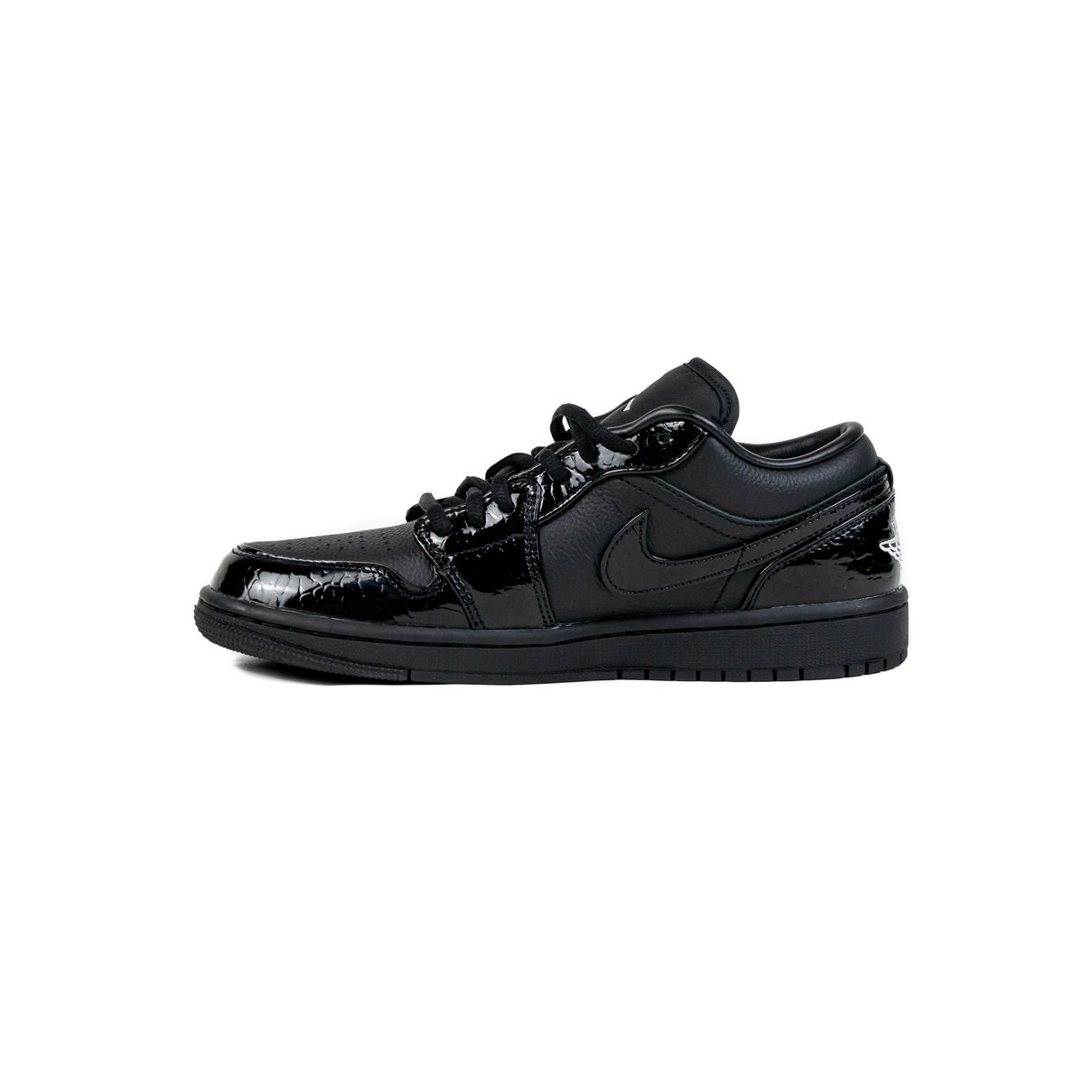 Jordan 1 Low SE Patent Elephant Black