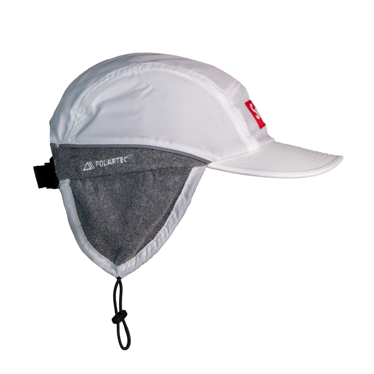 Supreme Polartec Lined Packable Earflap Camp Cap White