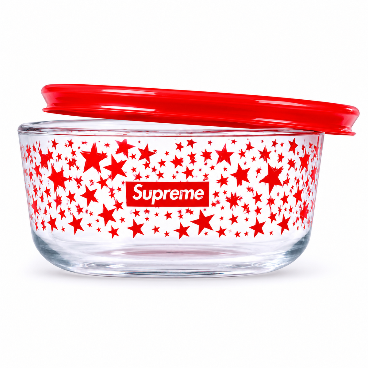 Supreme Pyrex Bowls Set Of 3 Red