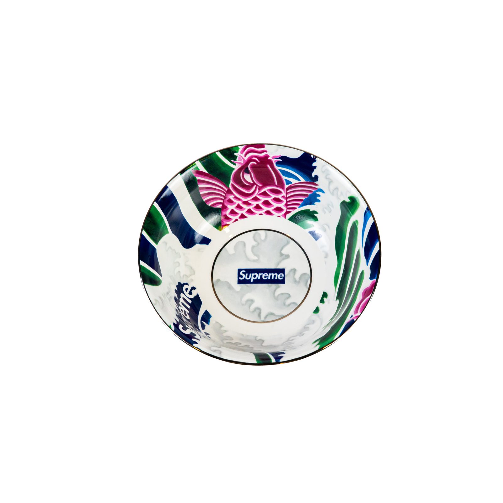 Supreme Waves Ceramic Bowl Multicolor