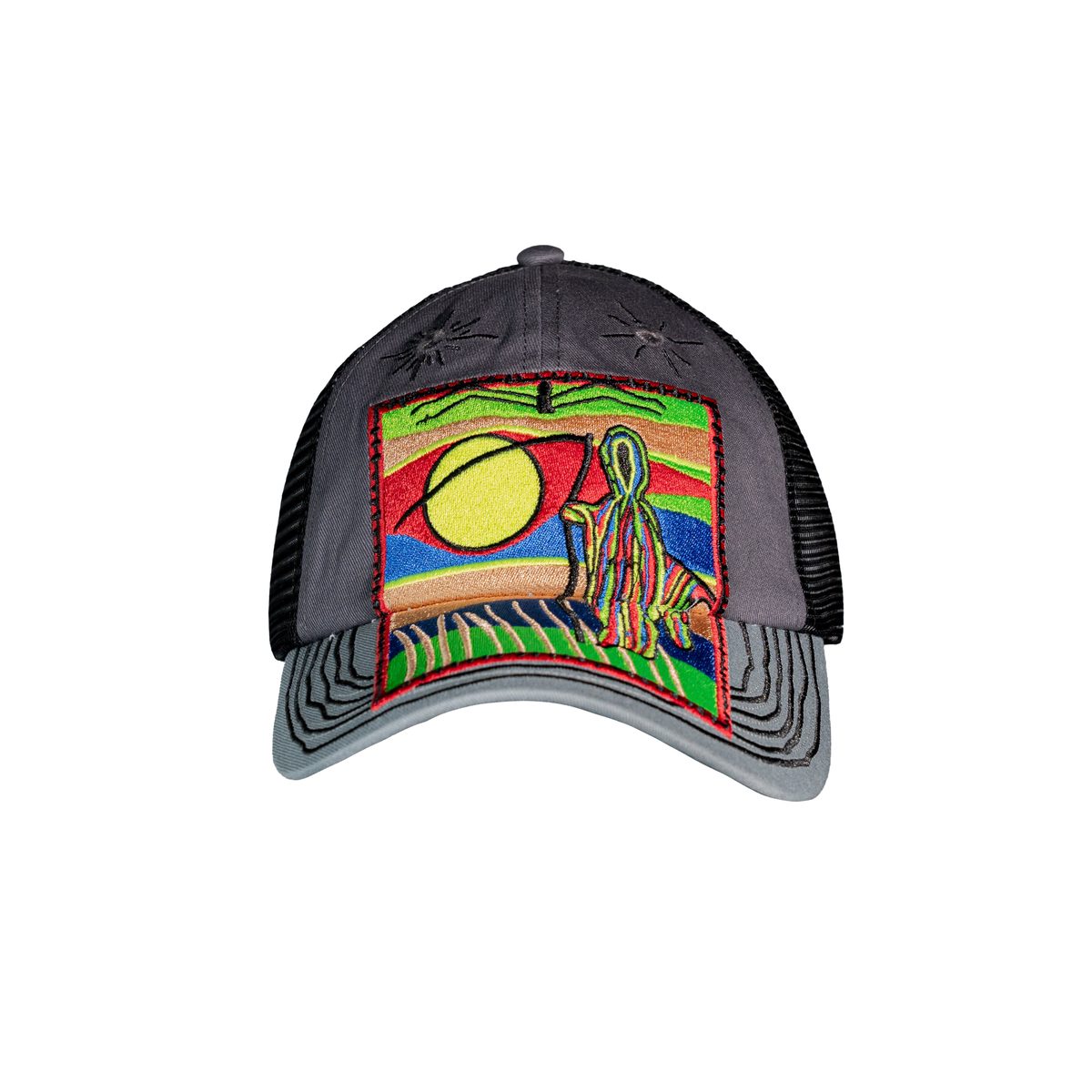 Supreme Reaper Mesh Back 6 Panel Grey