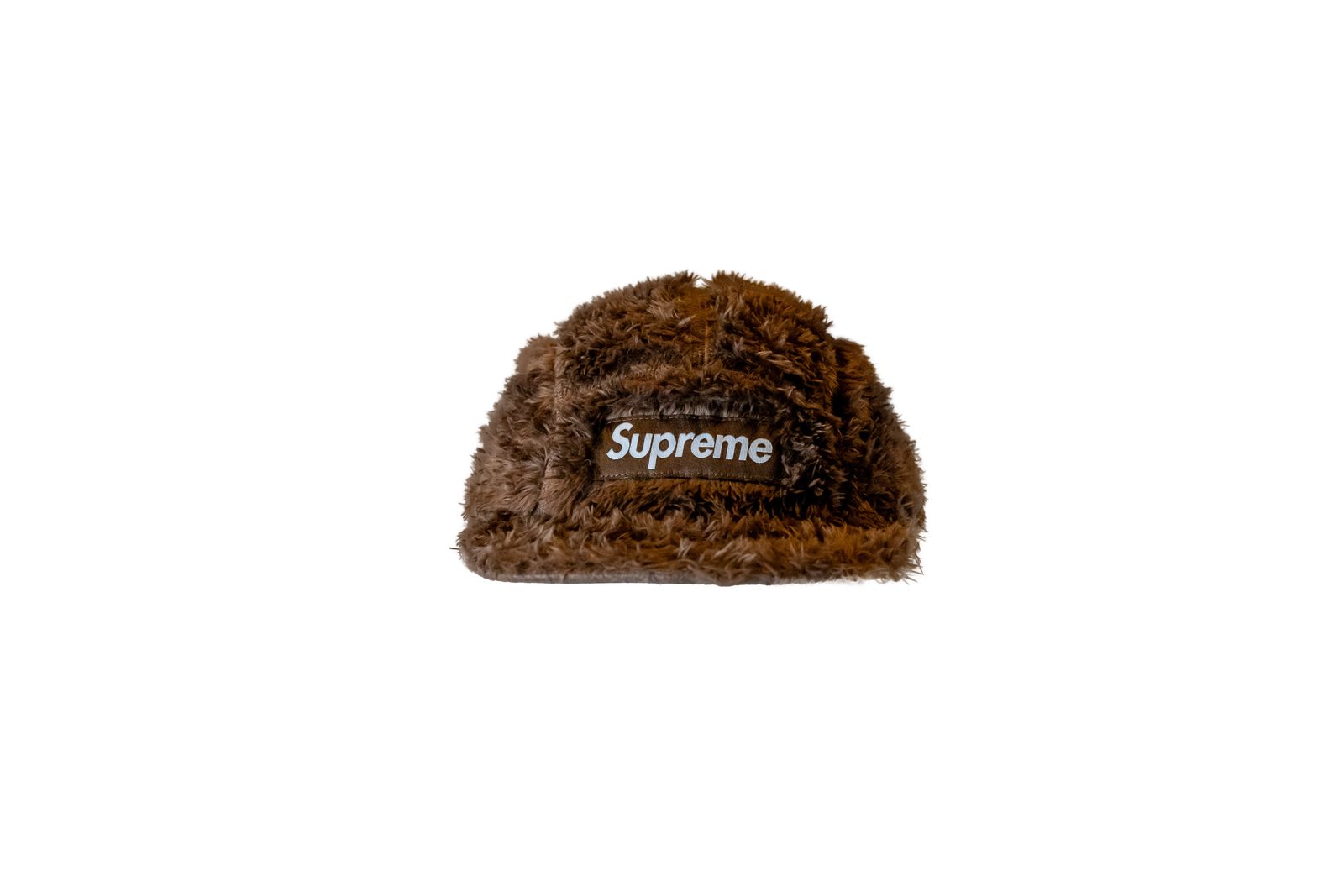 Supreme Fuzzy Camp Cap Brown
