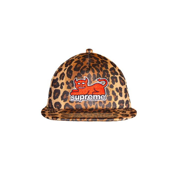 Supreme Toy Machine Mesh Back 5 Panel Leopard