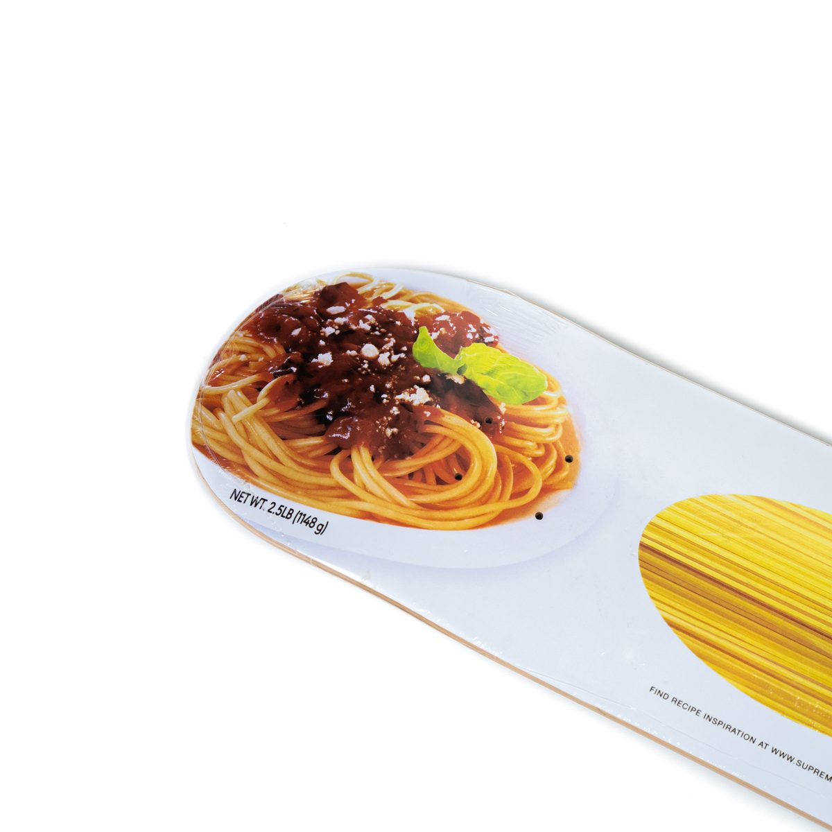 Supreme Spaghetti Skateboard Deck Blanco