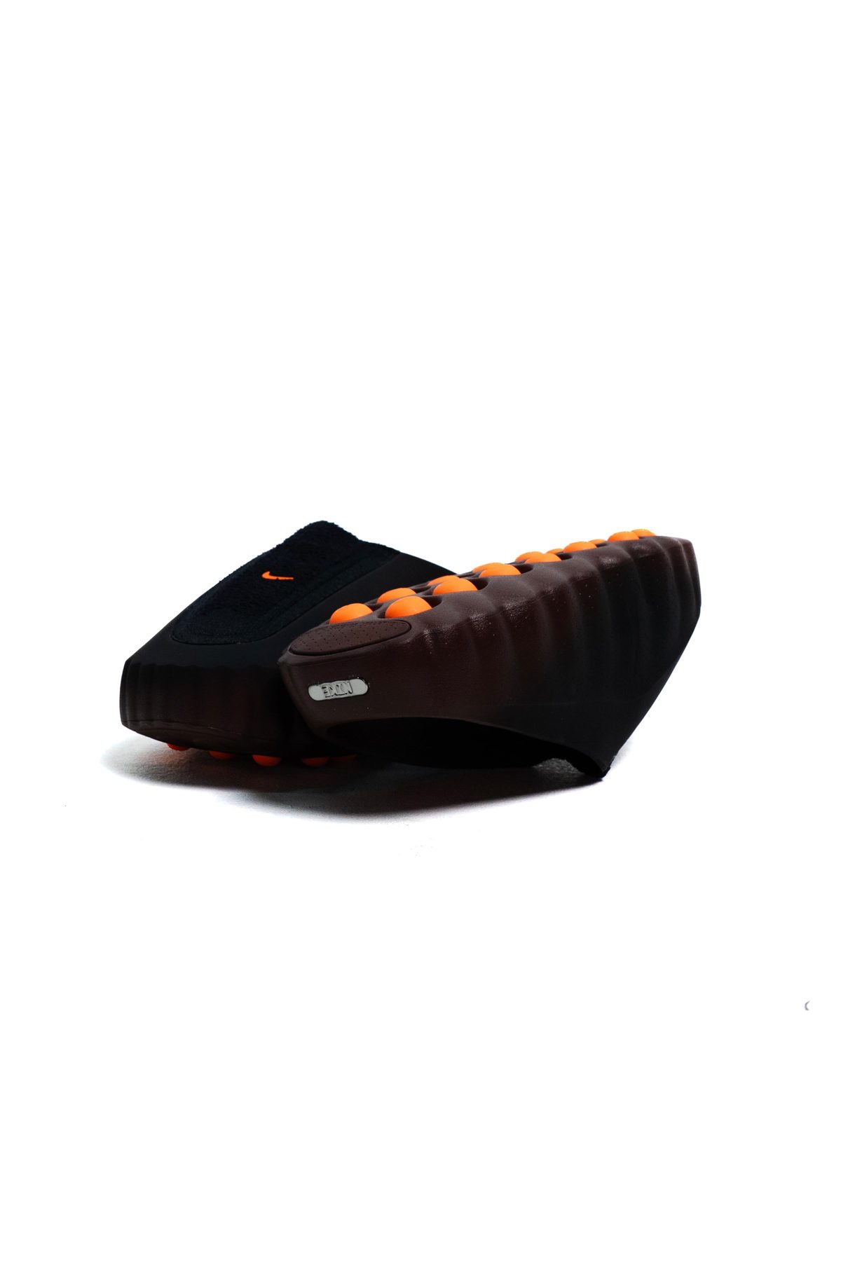 Nike Mind 001 Flyknit Slide Bronze Eclipse Total Orange