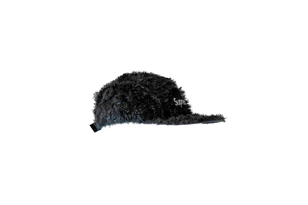 Supreme Fuzzy Camp Cap Black