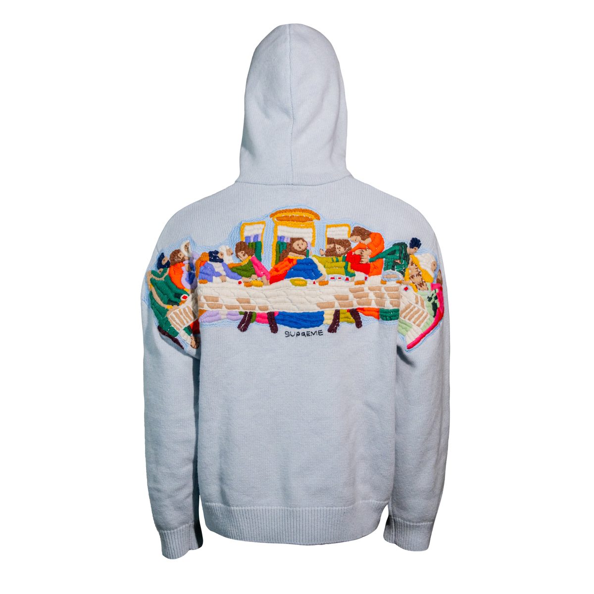 Supreme Last Supper Embroidered Light Blue