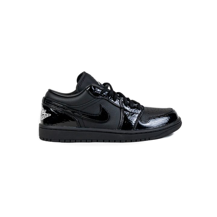 Jordan 1 Low SE Patent Elephant Black