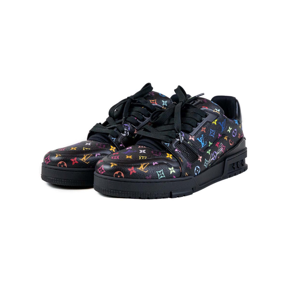 Louis Vuitton LV Trainer Takashi Murakami Black