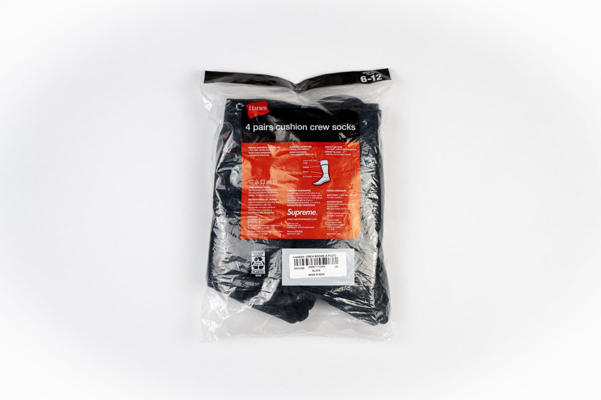 Calcetines Supreme Pack x4 Negro