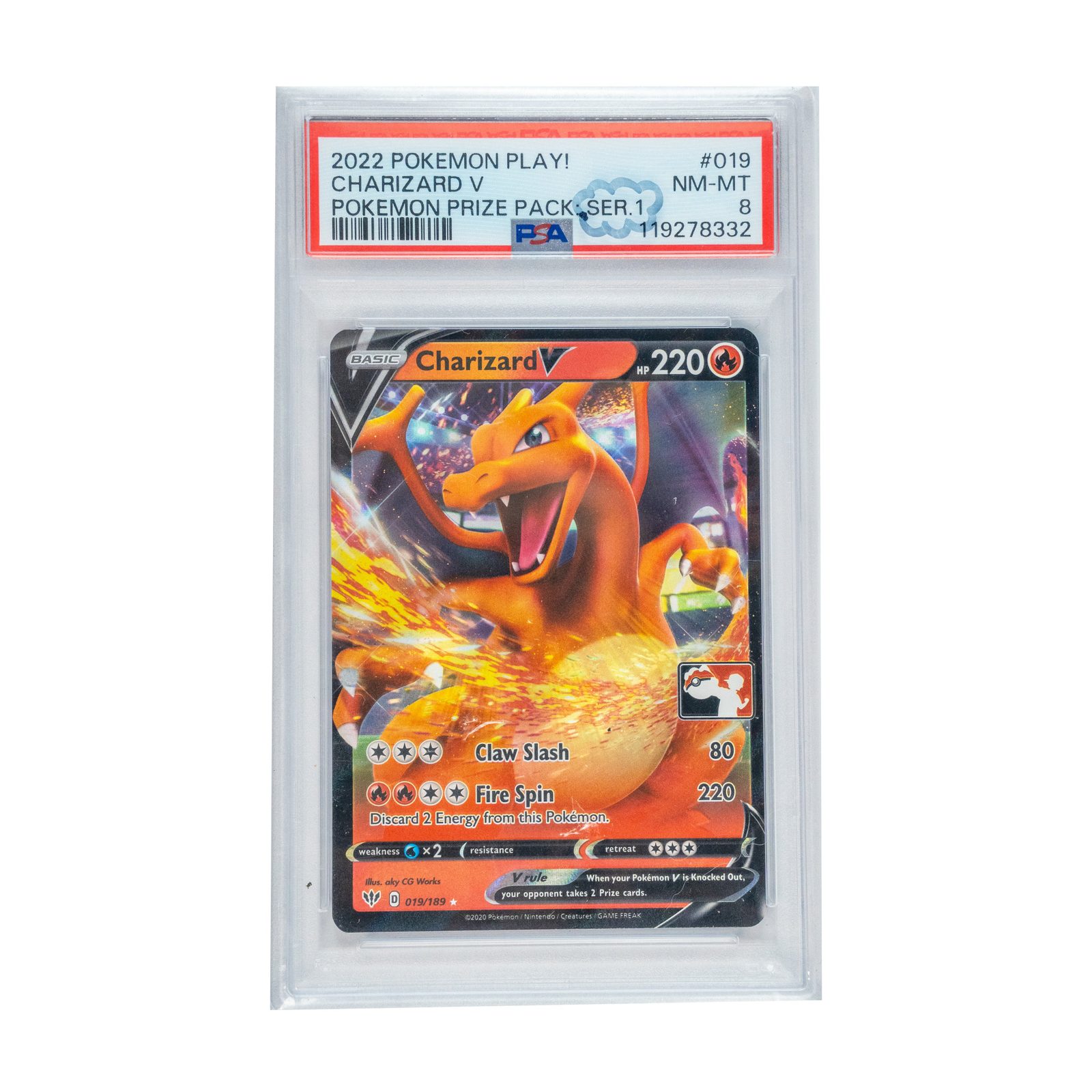 Charizard V (Pokémon Prize Pack Series 1)
