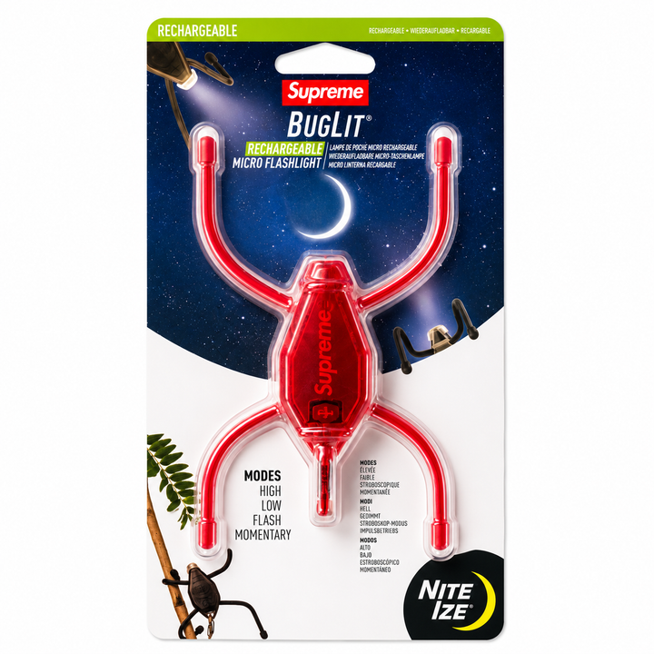 Supreme Nite Ize BugLit Red