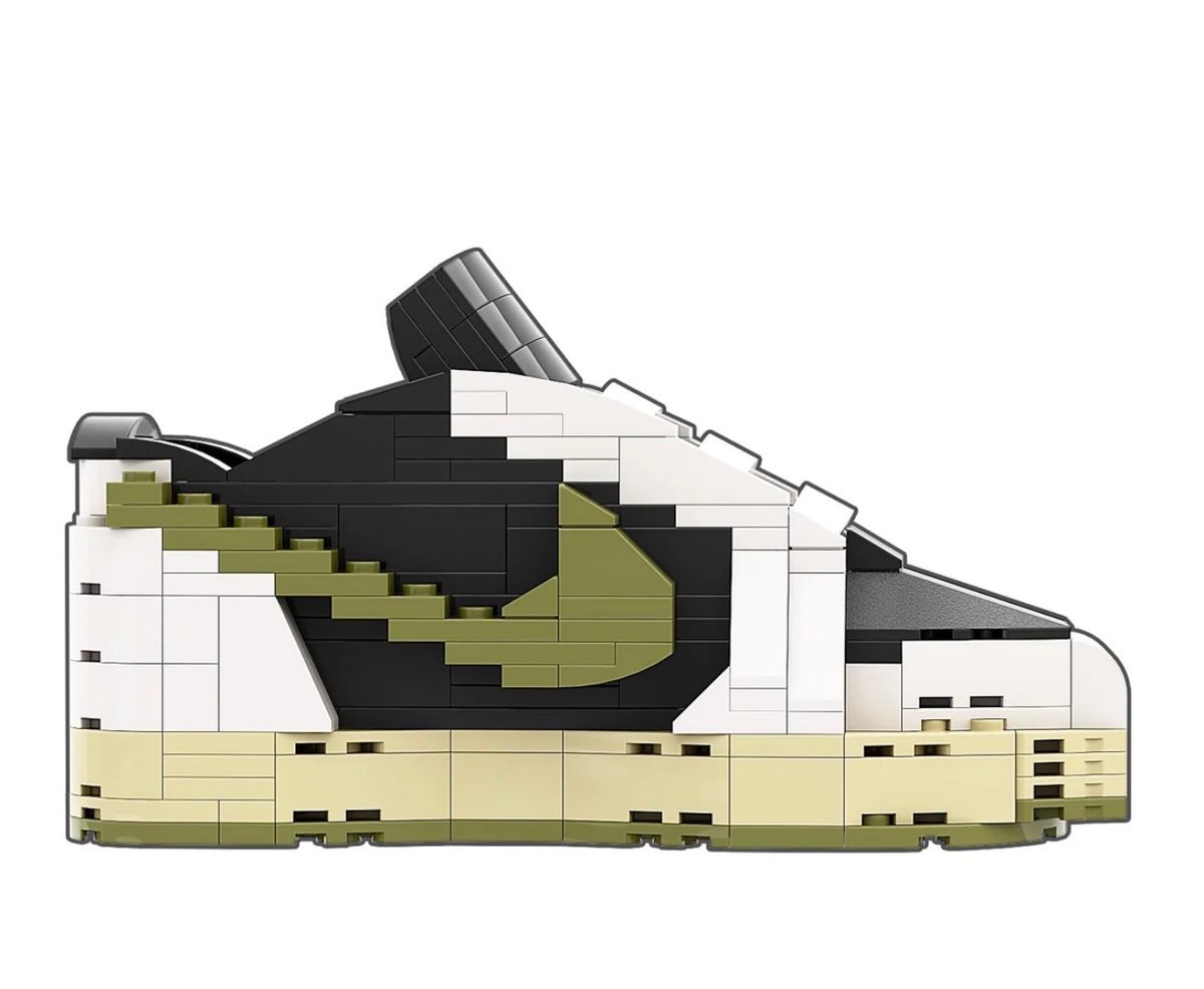 Nike Jordan 1 Low Travis Scott Olive — foto 4