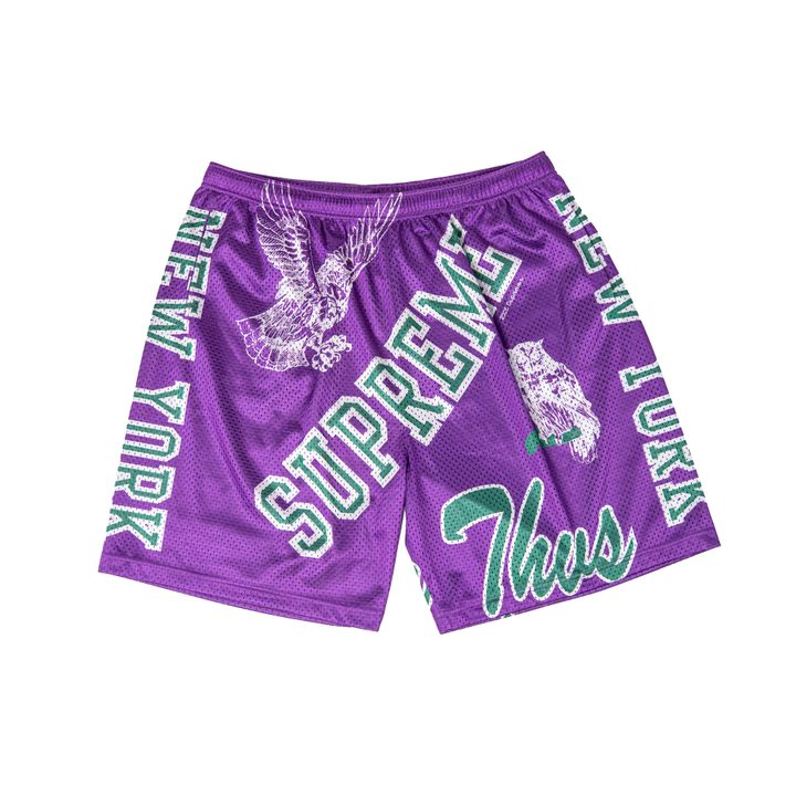 Supreme Varsity Mesh Short Purple