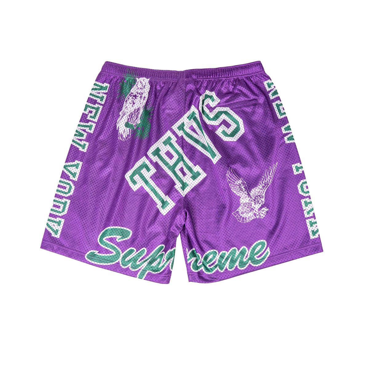 Supreme Varsity Mesh Short Purple